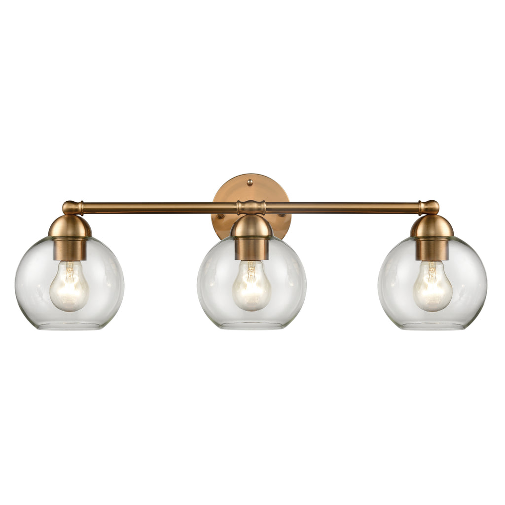 THOMAS CN280315 Astoria 25'' Wide 3-Light Vanity Light - Satin Gold