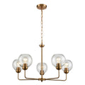 THOMAS CN280525 Astoria 28'' Wide 5-Light Chandelier - Satin Gold