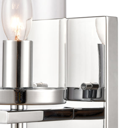 THOMAS CN290123 Oakland 12'' High 1-Light Sconce - Chrome