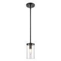 THOMAS CN290156 Oakland 4'' Wide 1-Light Mini Pendant - Black