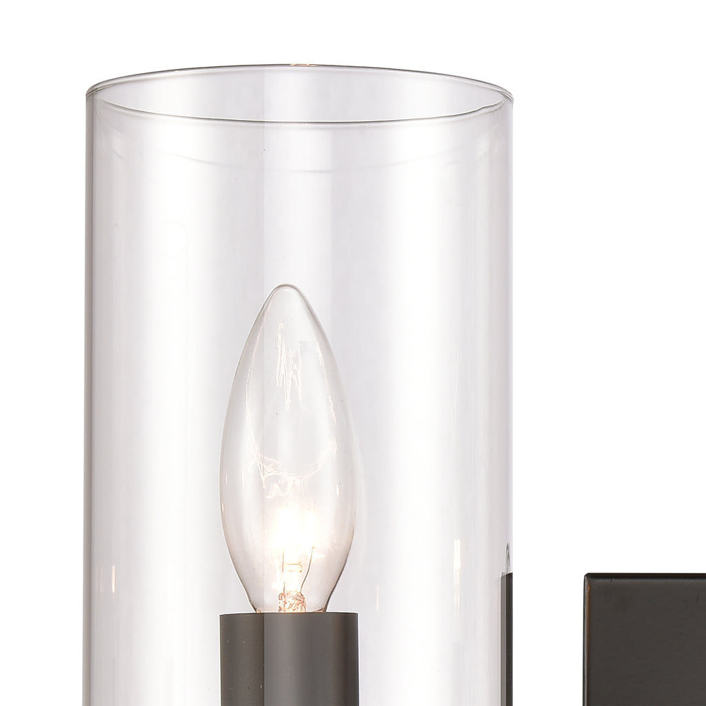THOMAS CN290216 Oakland 13.5'' Wide 2-Light Vanity Light - Black