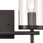 THOMAS CN290216 Oakland 13.5'' Wide 2-Light Vanity Light - Black