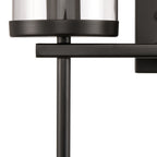 THOMAS CN290216 Oakland 13.5'' Wide 2-Light Vanity Light - Black