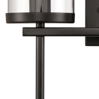 THOMAS CN290216 Oakland 13.5'' Wide 2-Light Vanity Light - Black