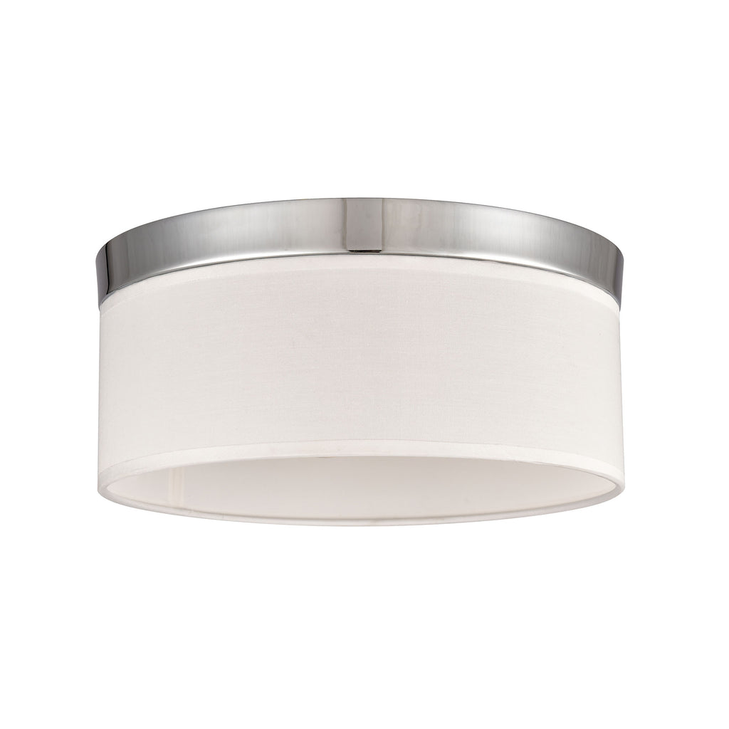 THOMAS CN290233 Oakland 12'' Wide 2-Light Flush Mount - Chrome