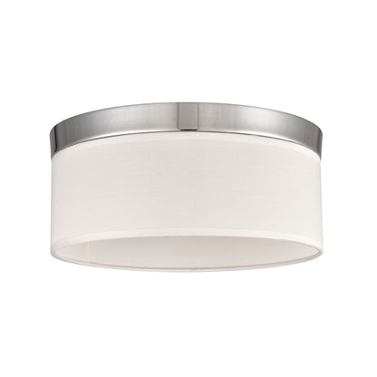THOMAS CN290233 Oakland 12'' Wide 2-Light Flush Mount - Chrome