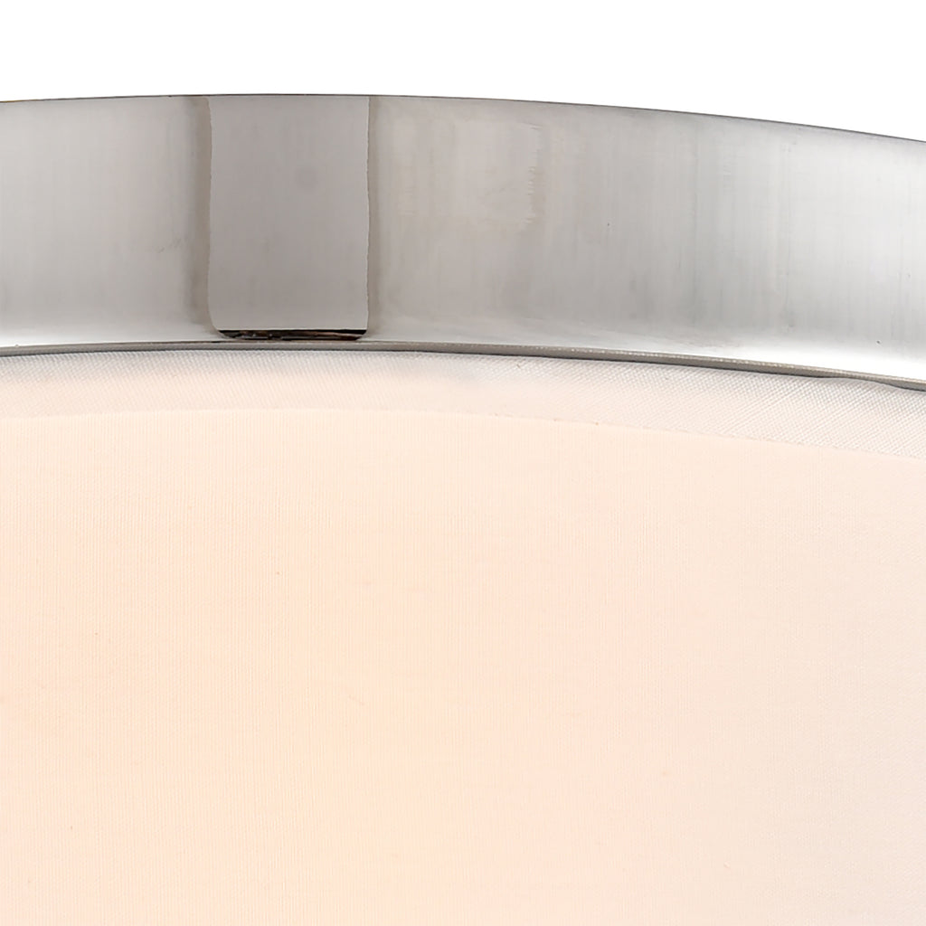 THOMAS CN290233 Oakland 12'' Wide 2-Light Flush Mount - Chrome