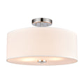 THOMAS CN290283 Oakland 16'' Wide 2-Light Semi Flush Mount - Chrome
