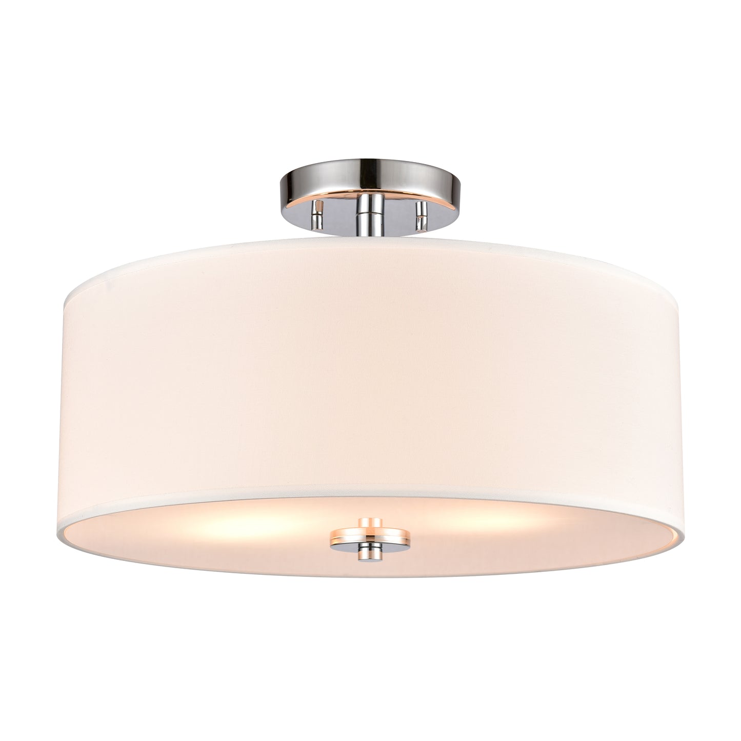 THOMAS CN290283 Oakland 16'' Wide 2-Light Semi Flush Mount - Chrome