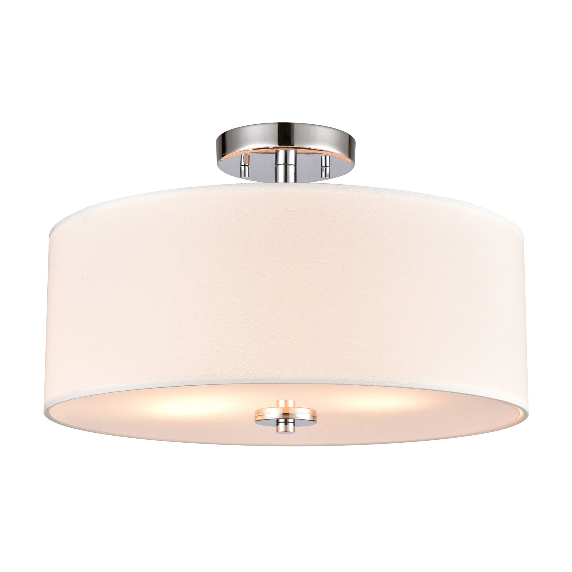 THOMAS CN290283 Oakland 16'' Wide 2-Light Semi Flush Mount - Chrome