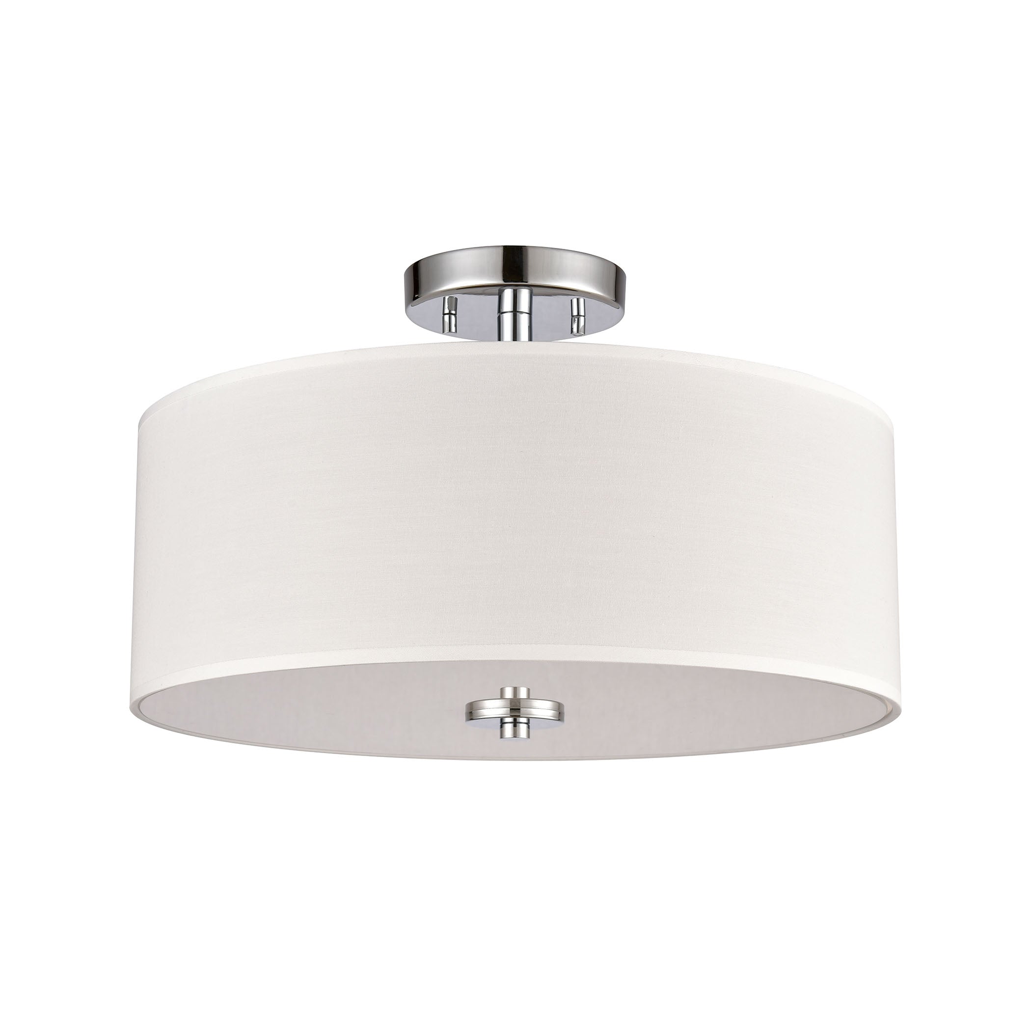THOMAS CN290283 Oakland 16'' Wide 2-Light Semi Flush Mount - Chrome
