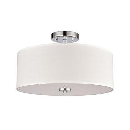 THOMAS CN290283 Oakland 16'' Wide 2-Light Semi Flush Mount - Chrome