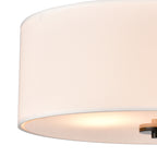 THOMAS CN290286 Oakland 16'' Wide 2-Light Semi Flush Mount - Black