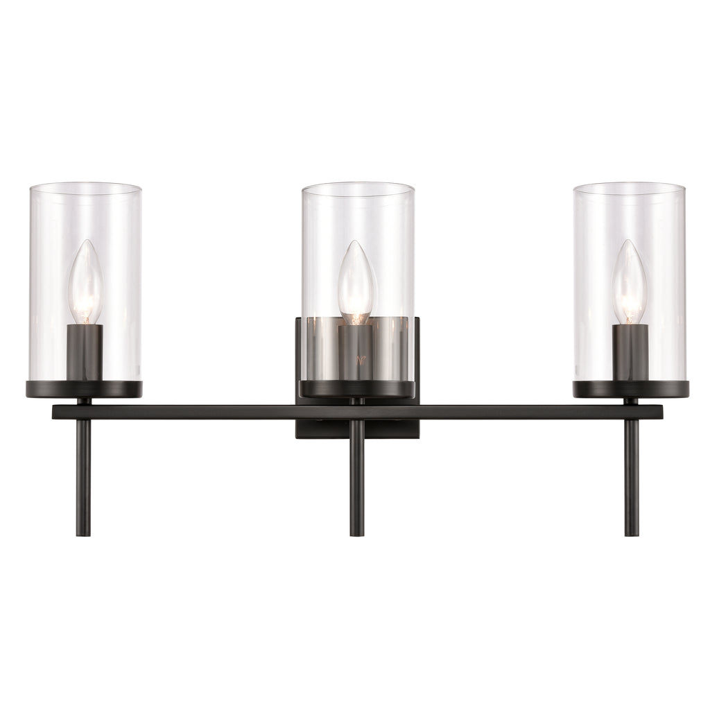 THOMAS CN290316 Oakland 23'' Wide 3-Light Vanity Light - Black