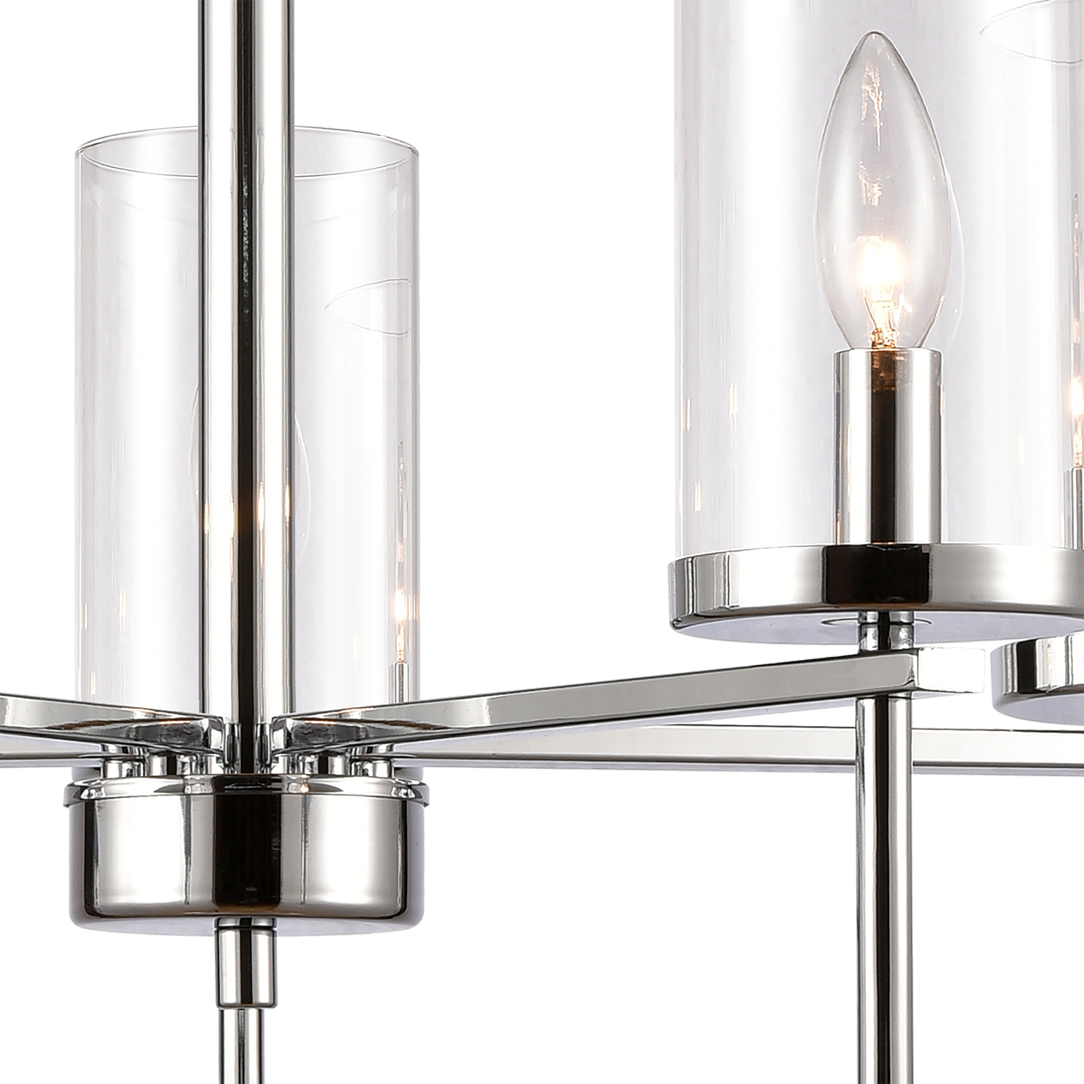 THOMAS CN290523 Oakland 25'' Wide 5-Light Chandelier - Chrome