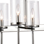THOMAS CN290883 Oakland 32.5'' Wide 8-Light Linear Chandelier - Chrome