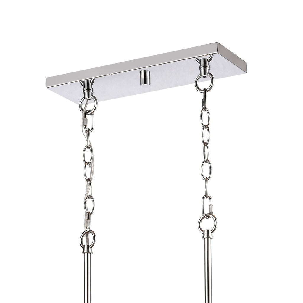 THOMAS CN290883 Oakland 32.5'' Wide 8-Light Linear Chandelier - Chrome
