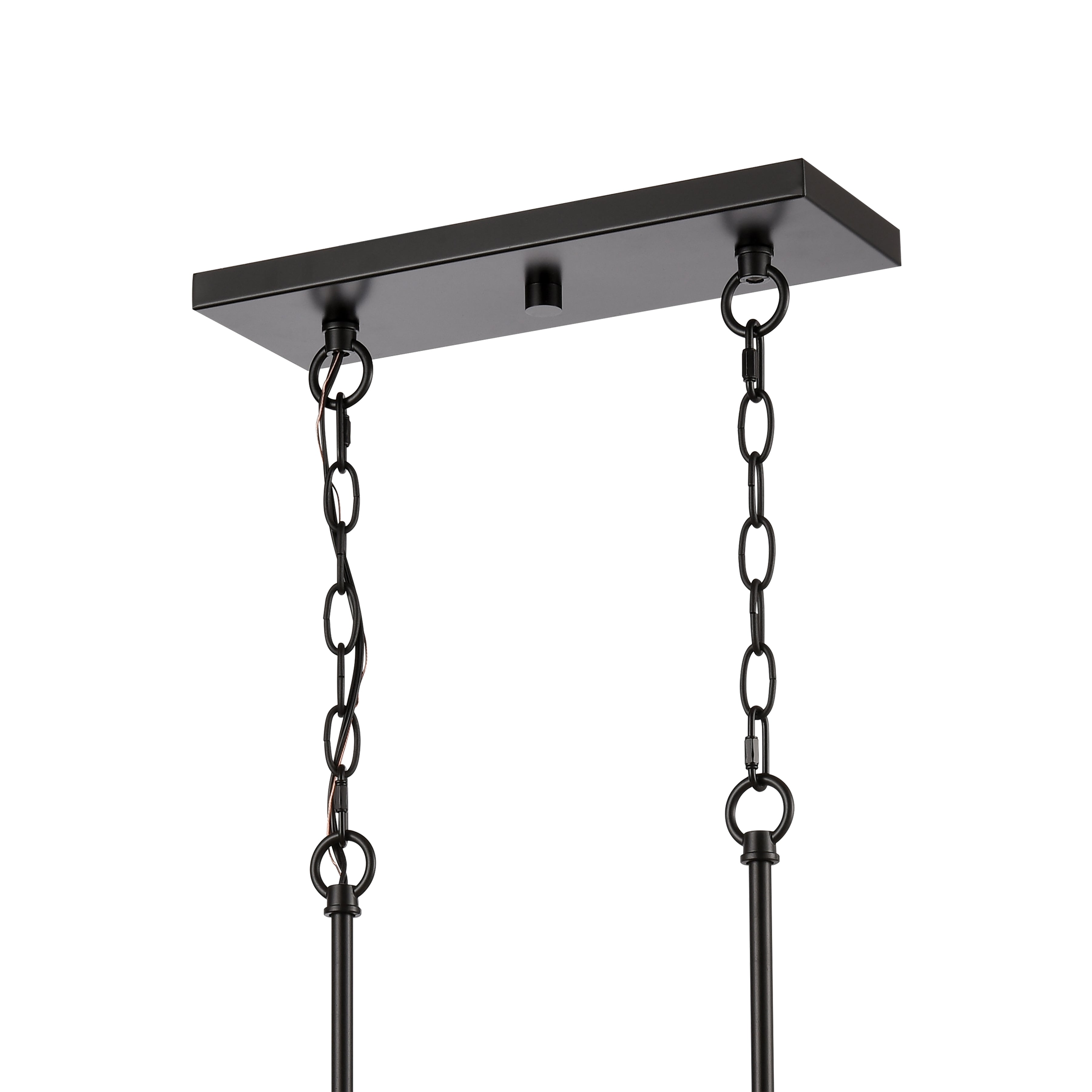 THOMAS CN290886 Oakland 32.5'' Wide 8-Light Linear Chandelier - Black