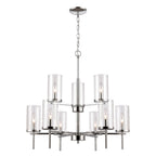 THOMAS CN290923 Oakland 28.5'' Wide 9-Light Chandelier - Chrome