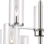 THOMAS CN290923 Oakland 28.5'' Wide 9-Light Chandelier - Chrome