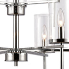 THOMAS CN290923 Oakland 28.5'' Wide 9-Light Chandelier - Chrome