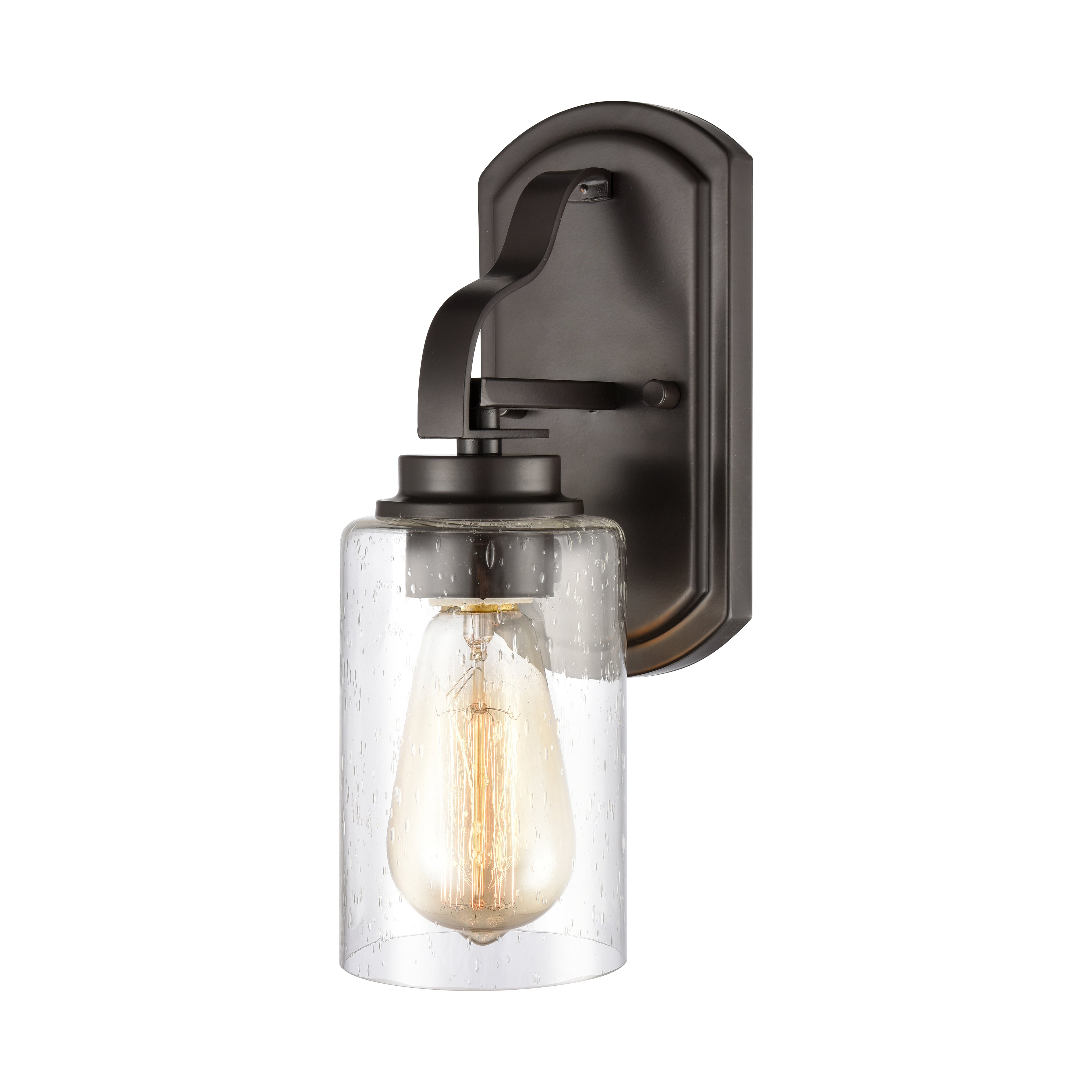 THOMAS CN300121 Market Square 12'' High 1-Light Sconce - Oil Rubbed Bronze