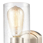 THOMAS CN300122 Market Square 12'' High 1-Light Sconce - Brushed Nickel
