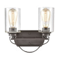 THOMAS CN300211 Market Square 12'' Wide 2-Light Vanity Light - Oil Rubbed Bronze