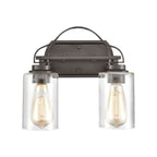 THOMAS CN300211 Market Square 12'' Wide 2-Light Vanity Light - Oil Rubbed Bronze
