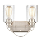 THOMAS CN300212 Market Square 12'' Wide 2-Light Vanity Light - Brushed Nickel