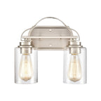 THOMAS CN300212 Market Square 12'' Wide 2-Light Vanity Light - Brushed Nickel