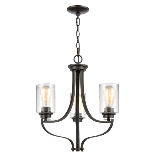 THOMAS CN300321 Market Square 19'' Wide 3-Light Chandelier - Oil Rubbed Bronze