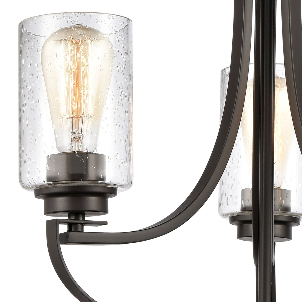 THOMAS CN300321 Market Square 19'' Wide 3-Light Chandelier - Oil Rubbed Bronze