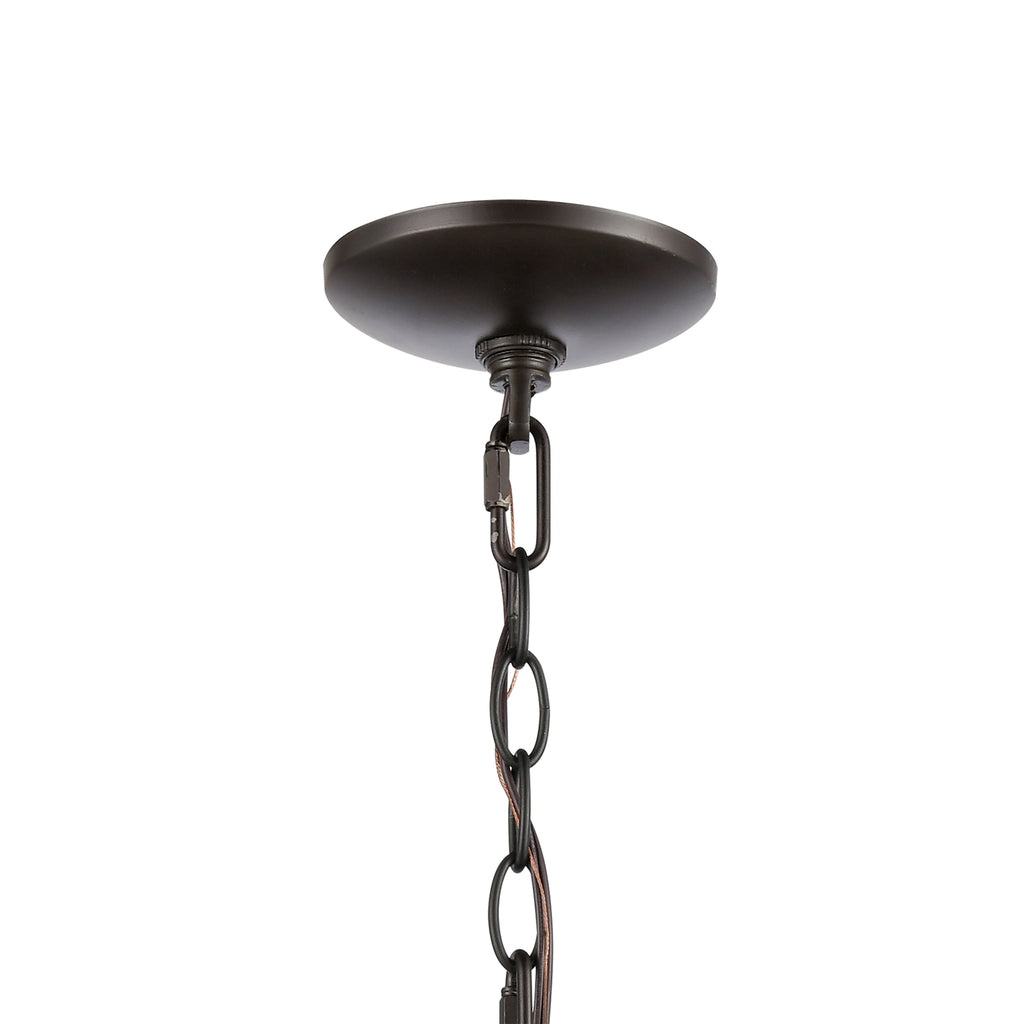 THOMAS CN300321 Market Square 19'' Wide 3-Light Chandelier - Oil Rubbed Bronze