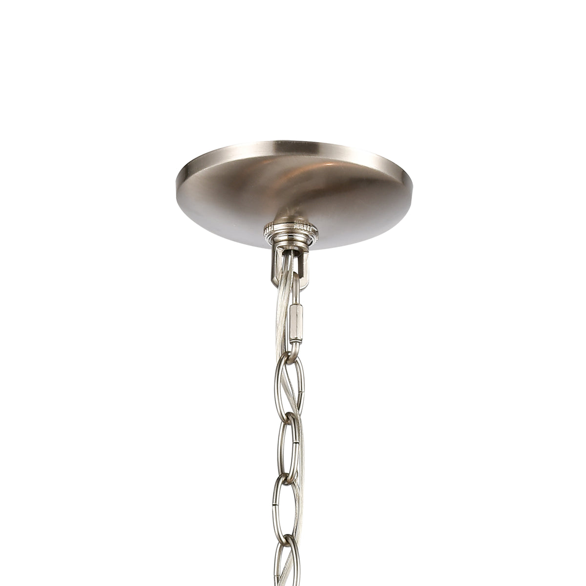 THOMAS CN300322 Market Square 19'' Wide 3-Light Chandelier - Brushed Nickel