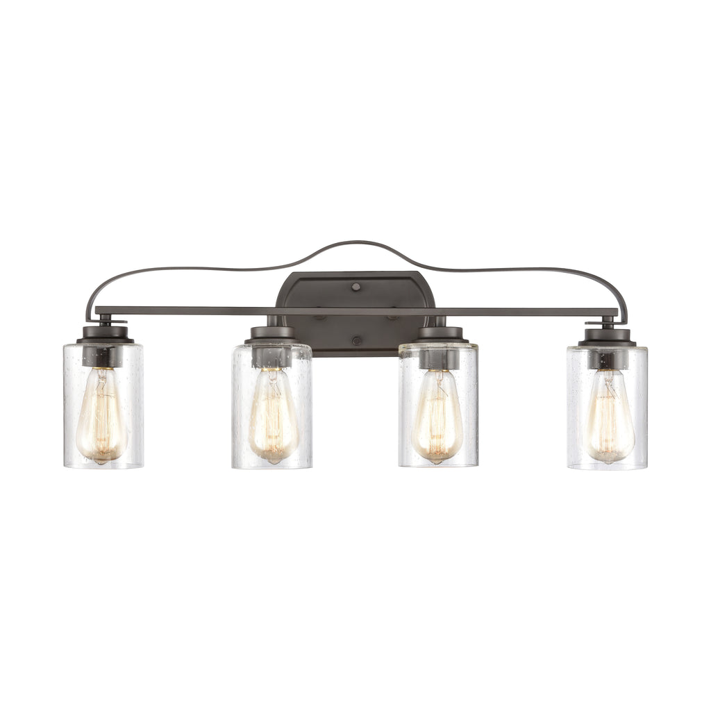 THOMAS CN300411 Market Square 28'' Wide 4-Light Vanity Light - Oil Rubbed Bronze