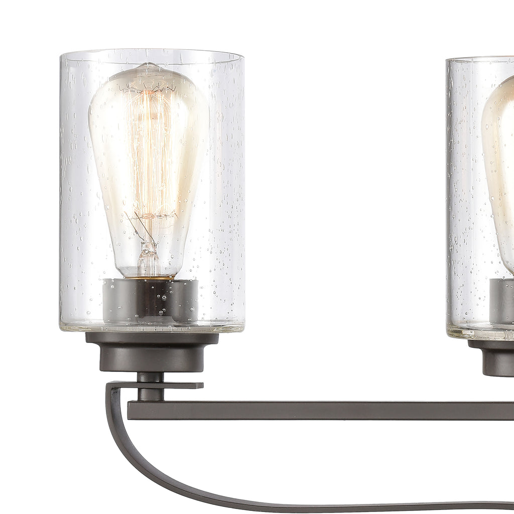 THOMAS CN300411 Market Square 28'' Wide 4-Light Vanity Light - Oil Rubbed Bronze