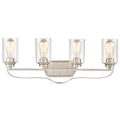 THOMAS CN300412 Market Square 28'' Wide 4-Light Vanity Light - Brushed Nickel