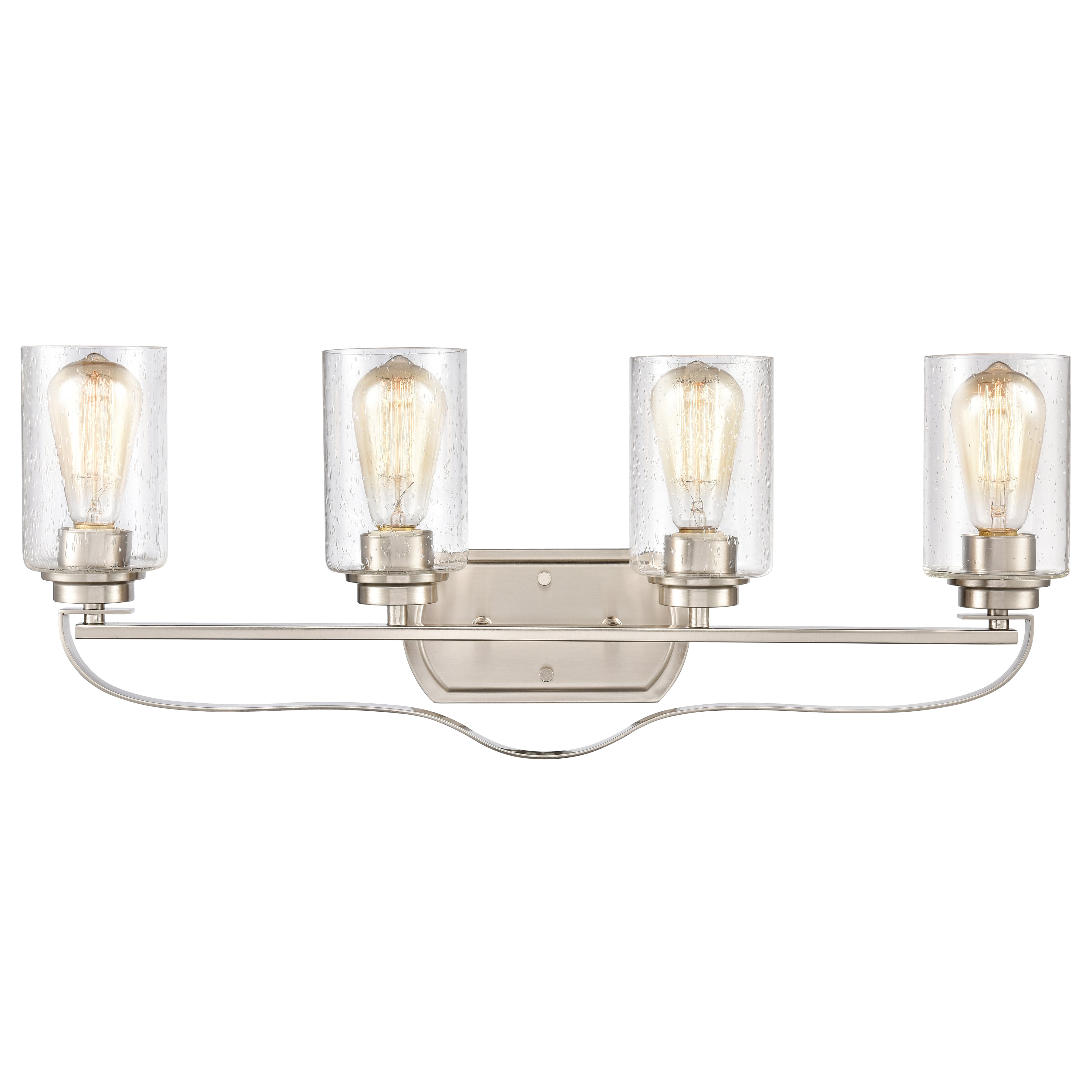THOMAS CN300412 Market Square 28'' Wide 4-Light Vanity Light - Brushed Nickel