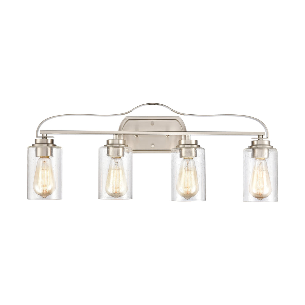 THOMAS CN300412 Market Square 28'' Wide 4-Light Vanity Light - Brushed Nickel