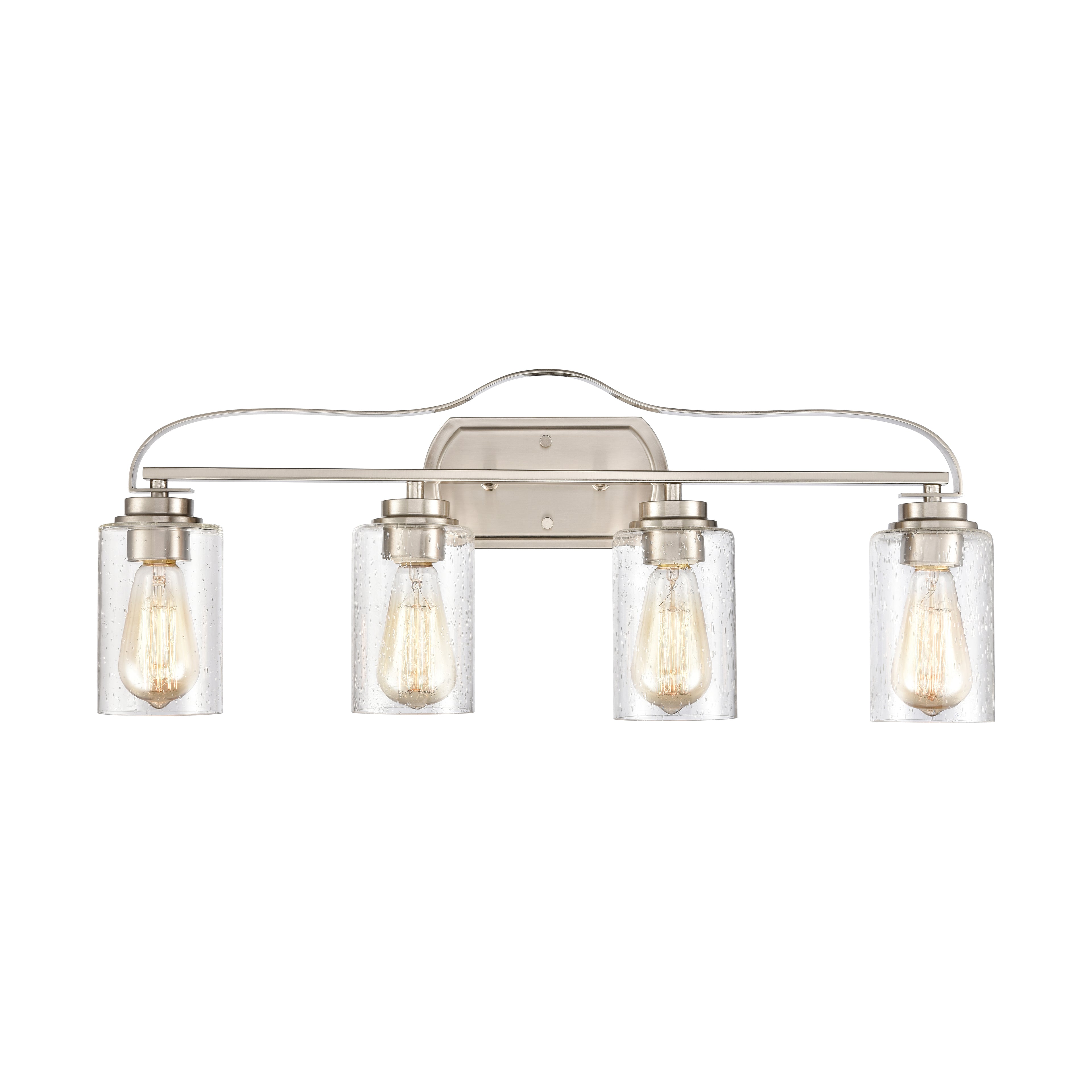 THOMAS CN300412 Market Square 28'' Wide 4-Light Vanity Light - Brushed Nickel