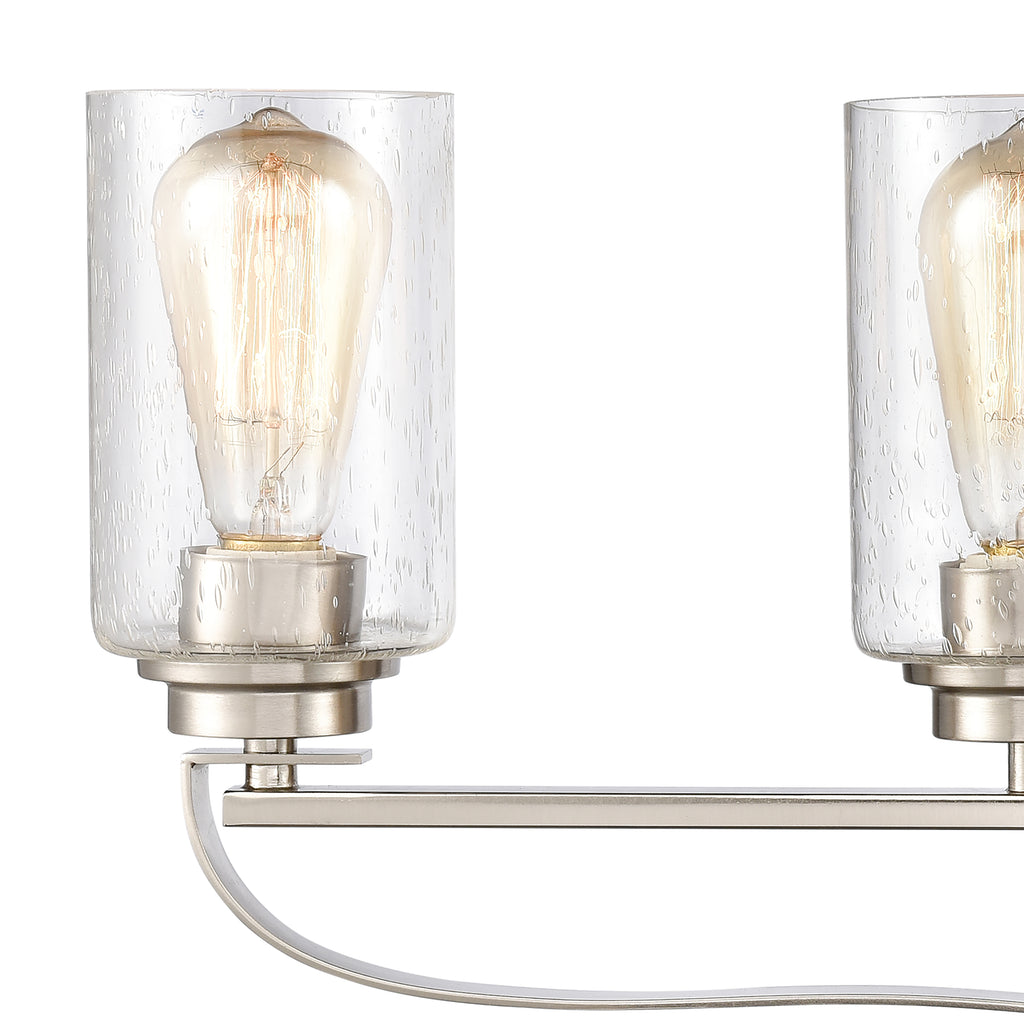 THOMAS CN300412 Market Square 28'' Wide 4-Light Vanity Light - Brushed Nickel