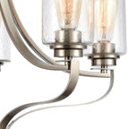THOMAS CN300522 Market Square 24'' Wide 5-Light Chandelier - Brushed Nickel