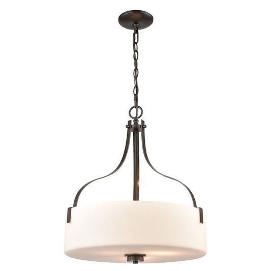 THOMAS CN300841 Market Square 18'' Wide 3-Light Pendant - Oil Rubbed Bronze