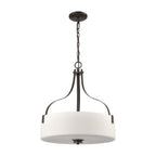 THOMAS CN300841 Market Square 18'' Wide 3-Light Pendant - Oil Rubbed Bronze