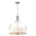 THOMAS CN300842 Market Square 18'' Wide 3-Light Pendant - Brushed Nickel
