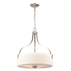 THOMAS CN300842 Market Square 18'' Wide 3-Light Pendant - Brushed Nickel