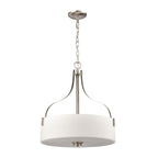 THOMAS CN300842 Market Square 18'' Wide 3-Light Pendant - Brushed Nickel