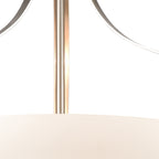 THOMAS CN300842 Market Square 18'' Wide 3-Light Pendant - Brushed Nickel