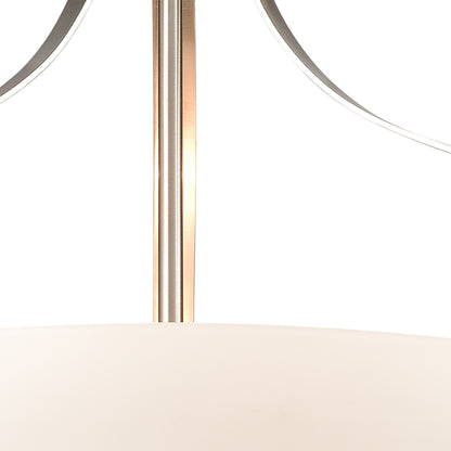 THOMAS CN300842 Market Square 18'' Wide 3-Light Pendant - Brushed Nickel